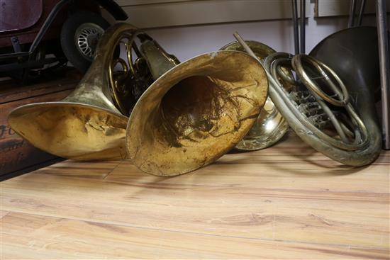 Four French horns